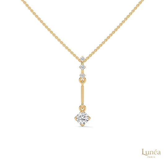 0.30 CT. Linear Drop Pendant