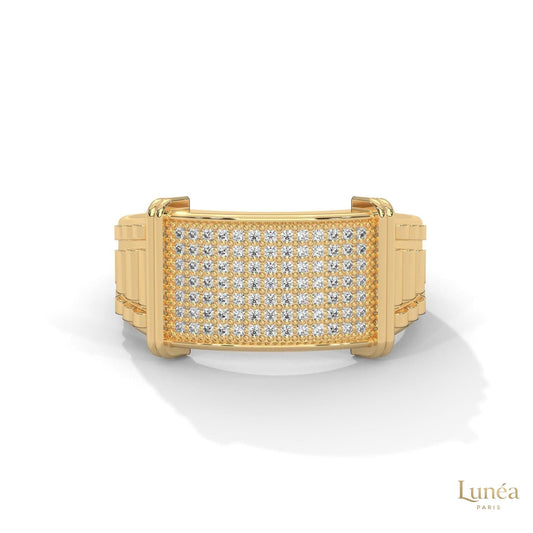 0.50 Ct. Men’s Lab Diamond Statement Ring