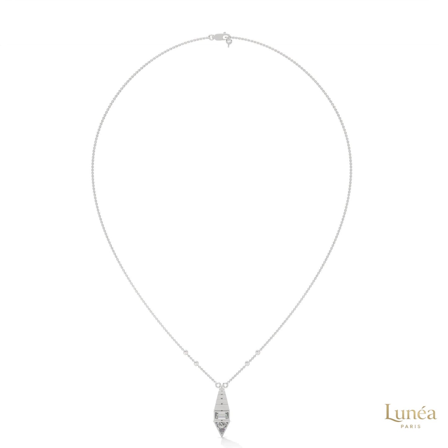 0.60 CT. Art Deco Diamond Pendant
