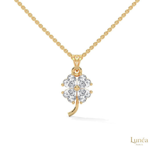 0.70 Ct. Diamond Four-Leaf Clover Pendant