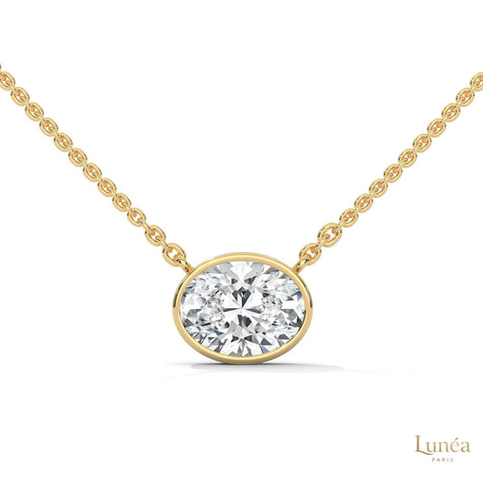 0.75 CT. Round Lab Diamond Pendant