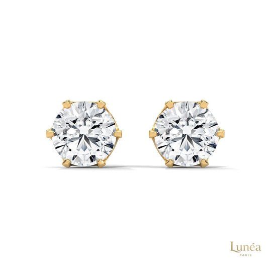 1.30 CT. 6-Prong Solitaire Diamond Studs