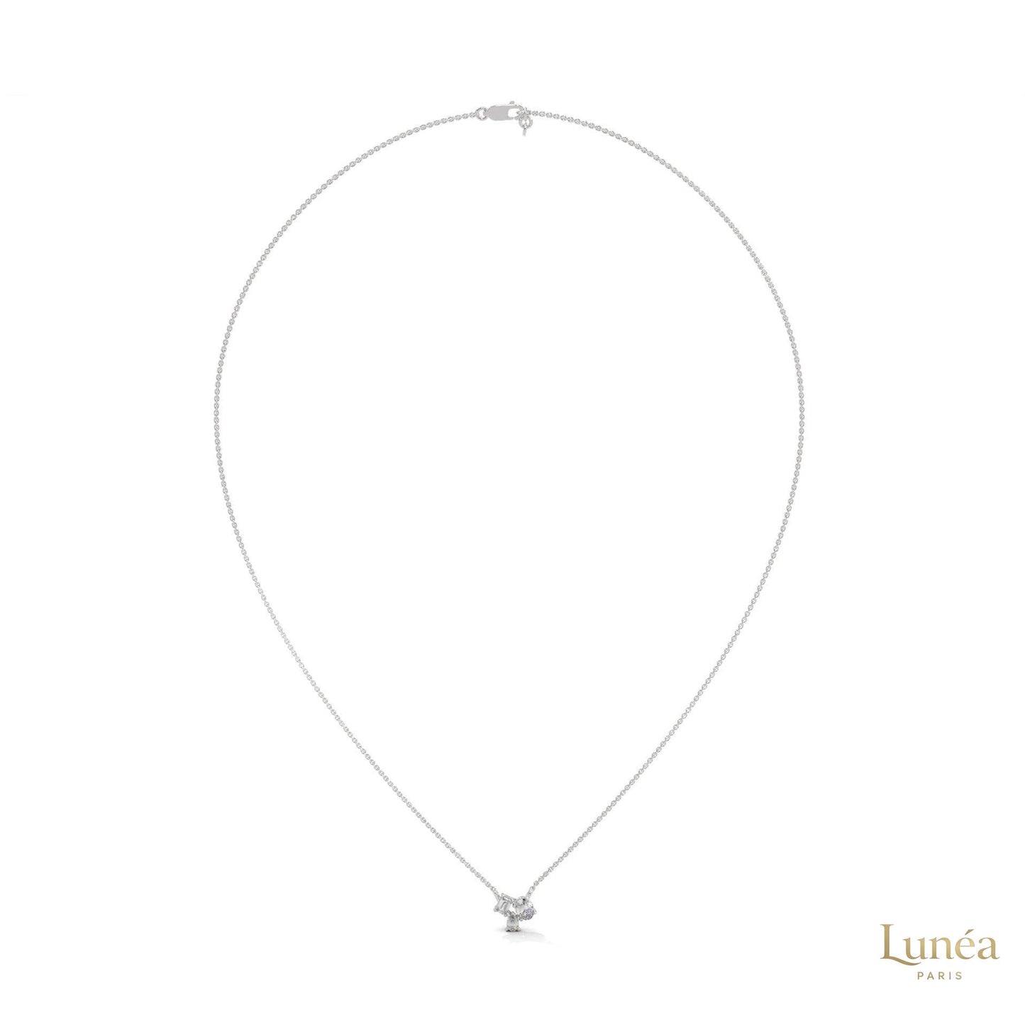 1.5 Ct. 3-Stone Lab Diamond Pendant