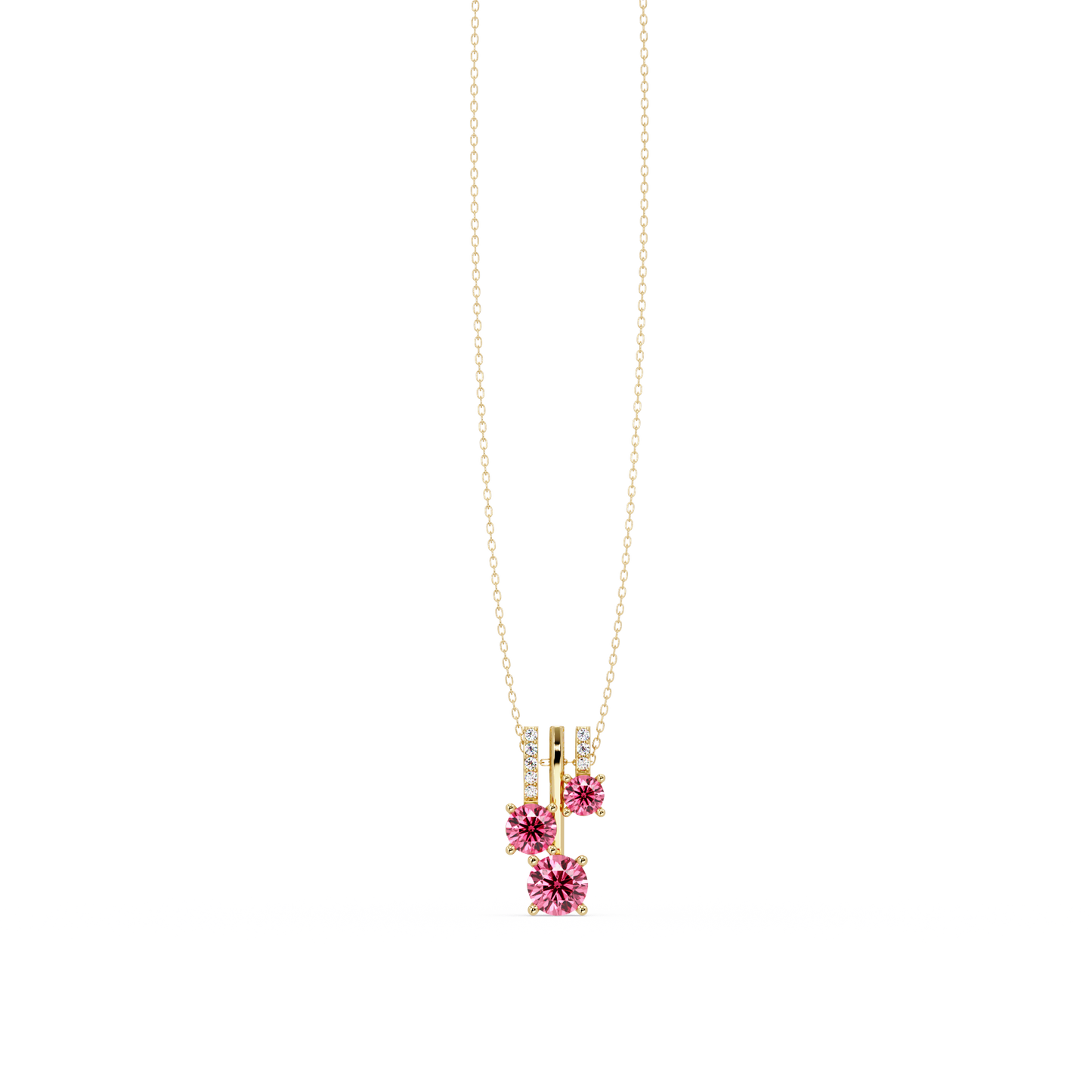 Tourmaline Pink - 14K Yellow Gold