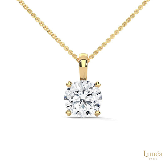 2 CT. Solitaire Lab Diamond Pendant