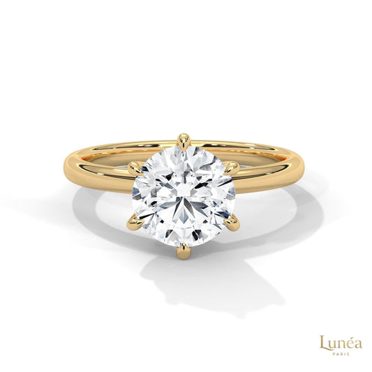 2 Ct. 6-Prong Solitaire Lab Diamond Ring