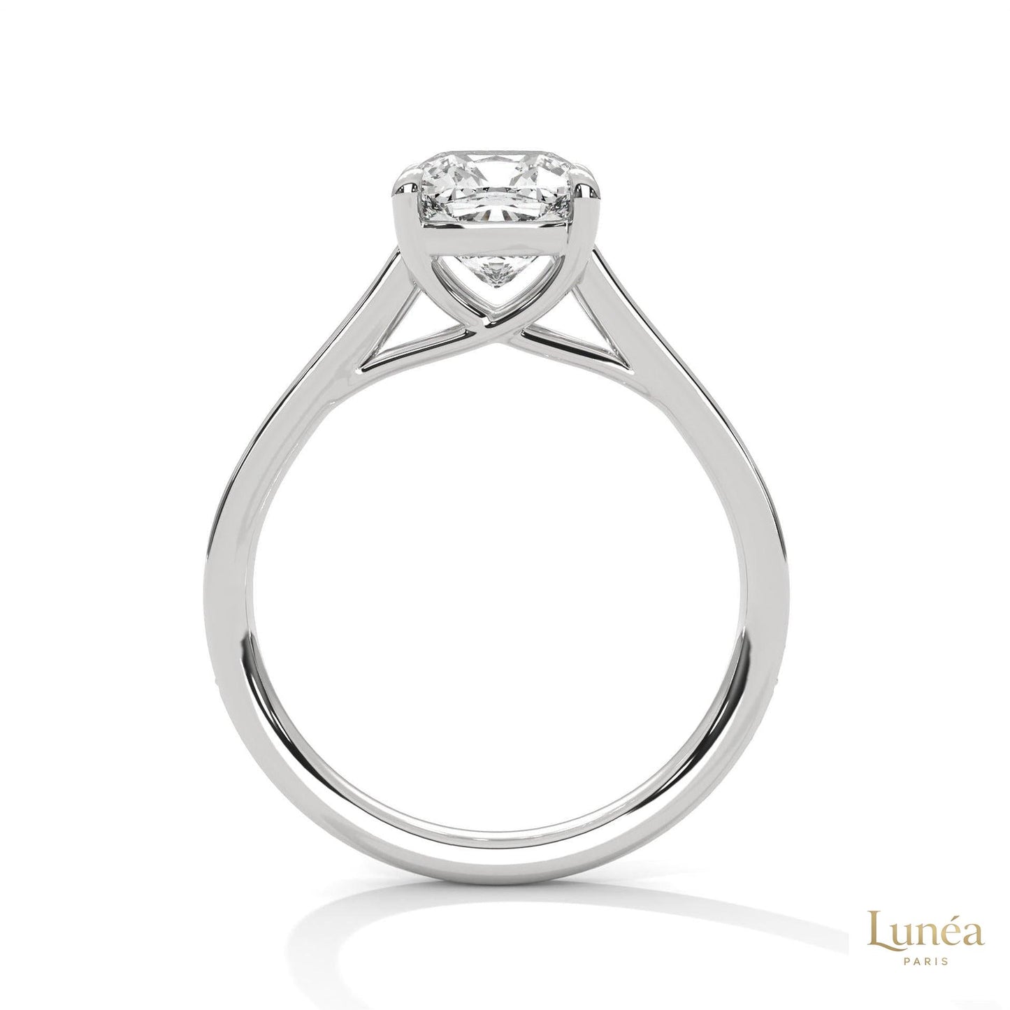 2.15 Ct. Cushion Cut Lab Diamond Engagement Ring