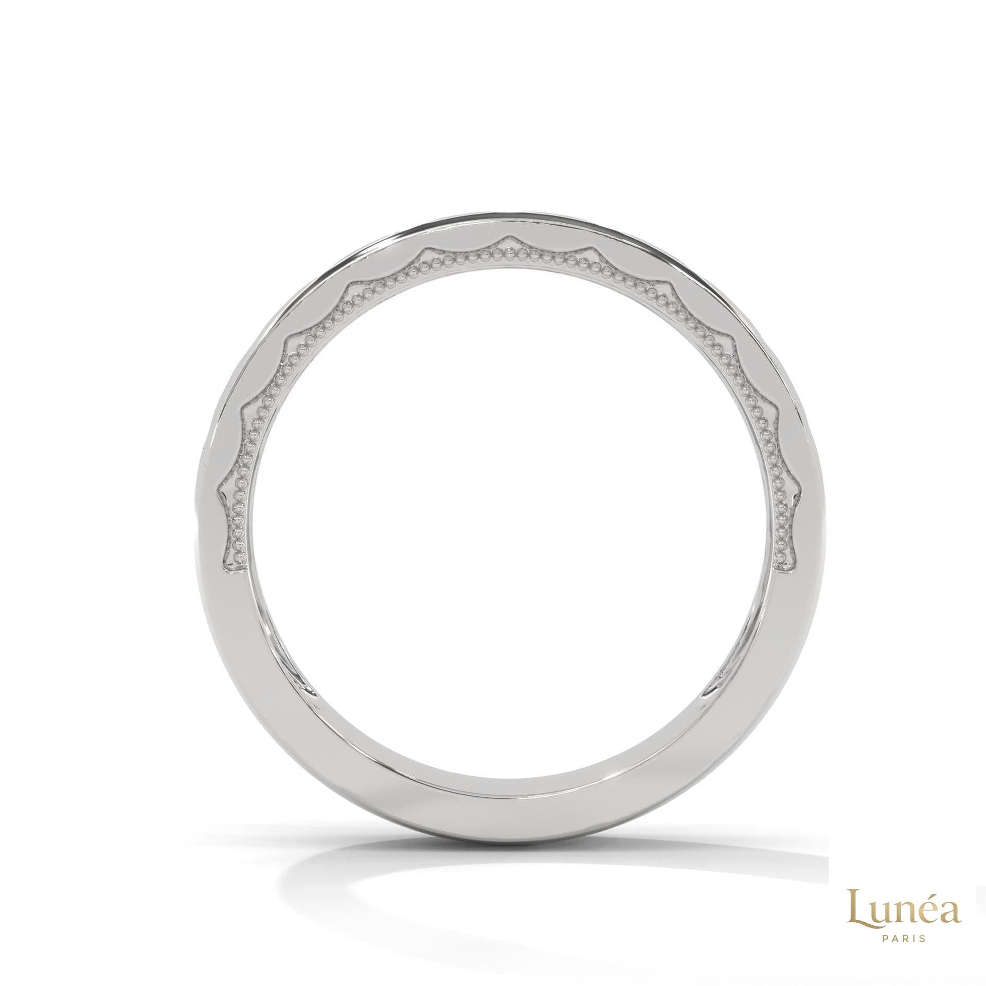 0.15 Ct. Wide Lab Diamond Accent Band Ring