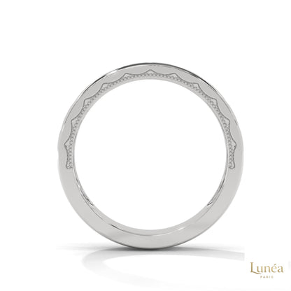 0.15 Ct. Wide Lab Diamond Accent Band Ring