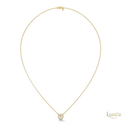 0.20 CT. Heart Diamond Pendant