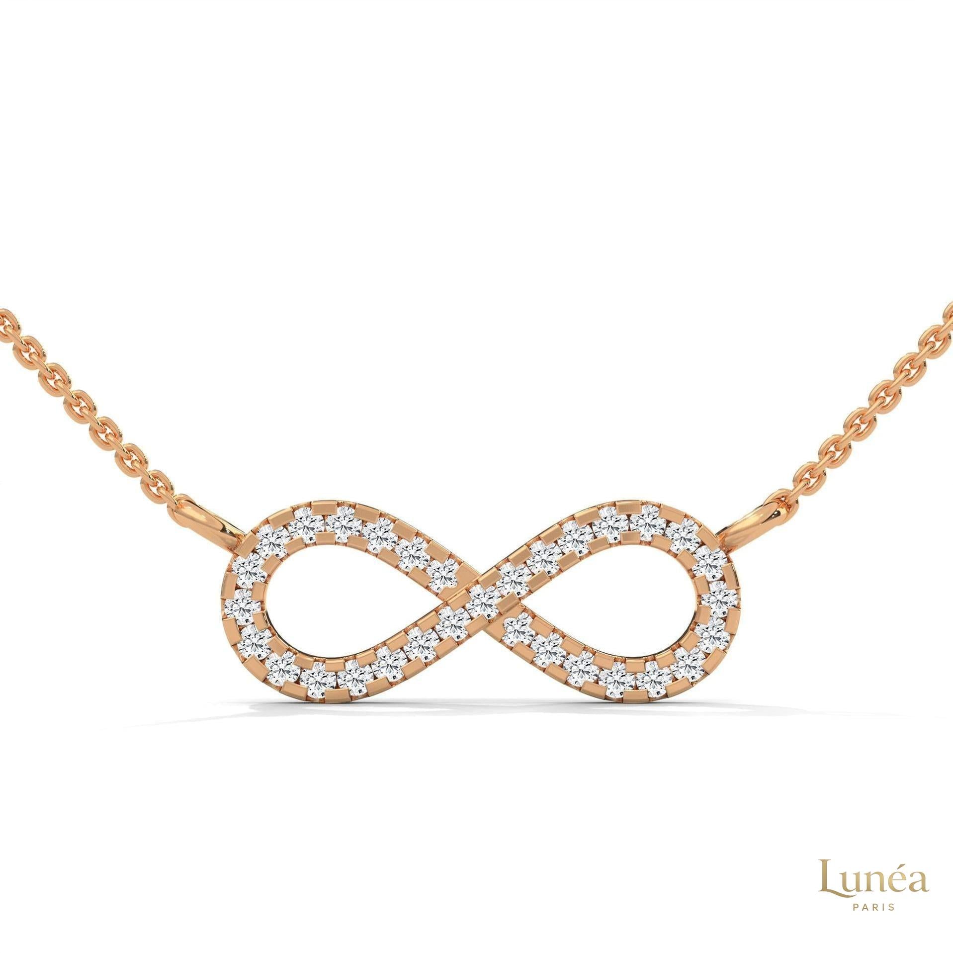 0.20 CT. Infinity Diamond Pendant – Lab-Grown