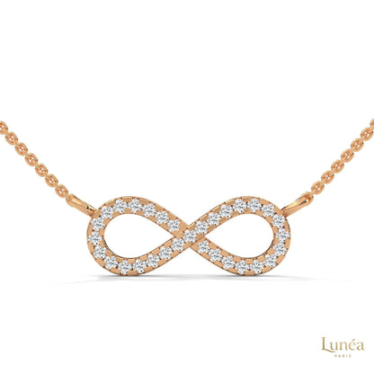 0.20 CT. Infinity Diamond Pendant – Lab-Grown