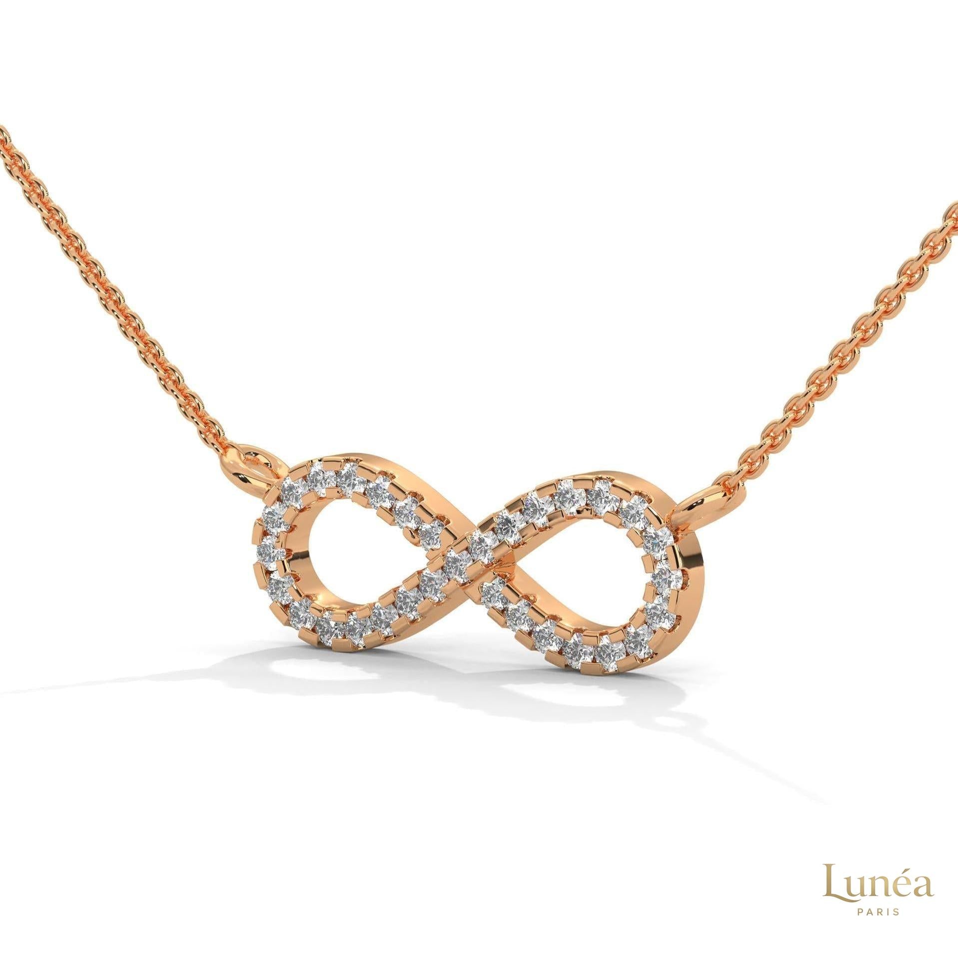 0.20 CT. Infinity Diamond Pendant – Lab-Grown