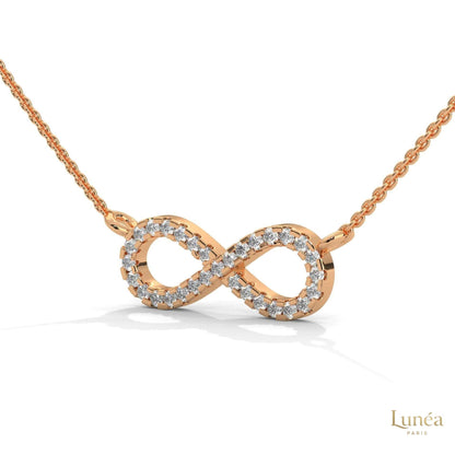 0.20 CT. Infinity Diamond Pendant – Lab-Grown