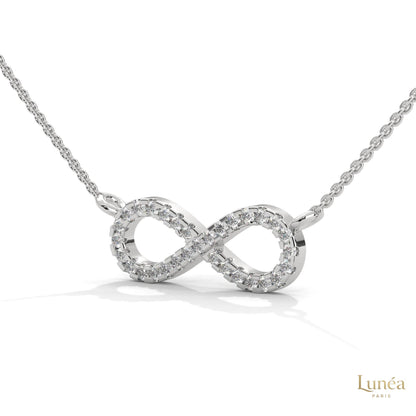0.20 CT. Infinity Diamond Pendant – Lab-Grown