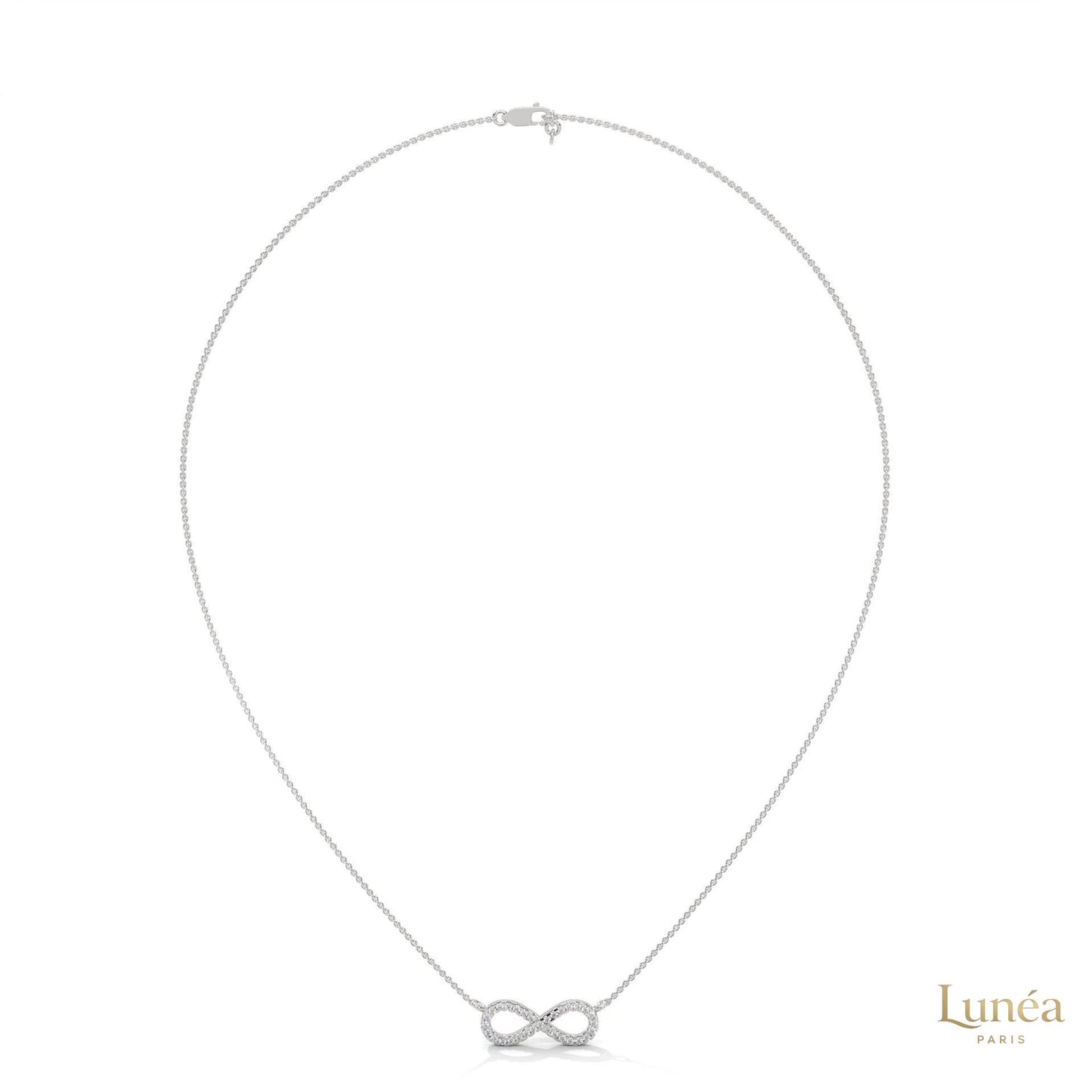 0.20 CT. Infinity Diamond Pendant – Lab-Grown