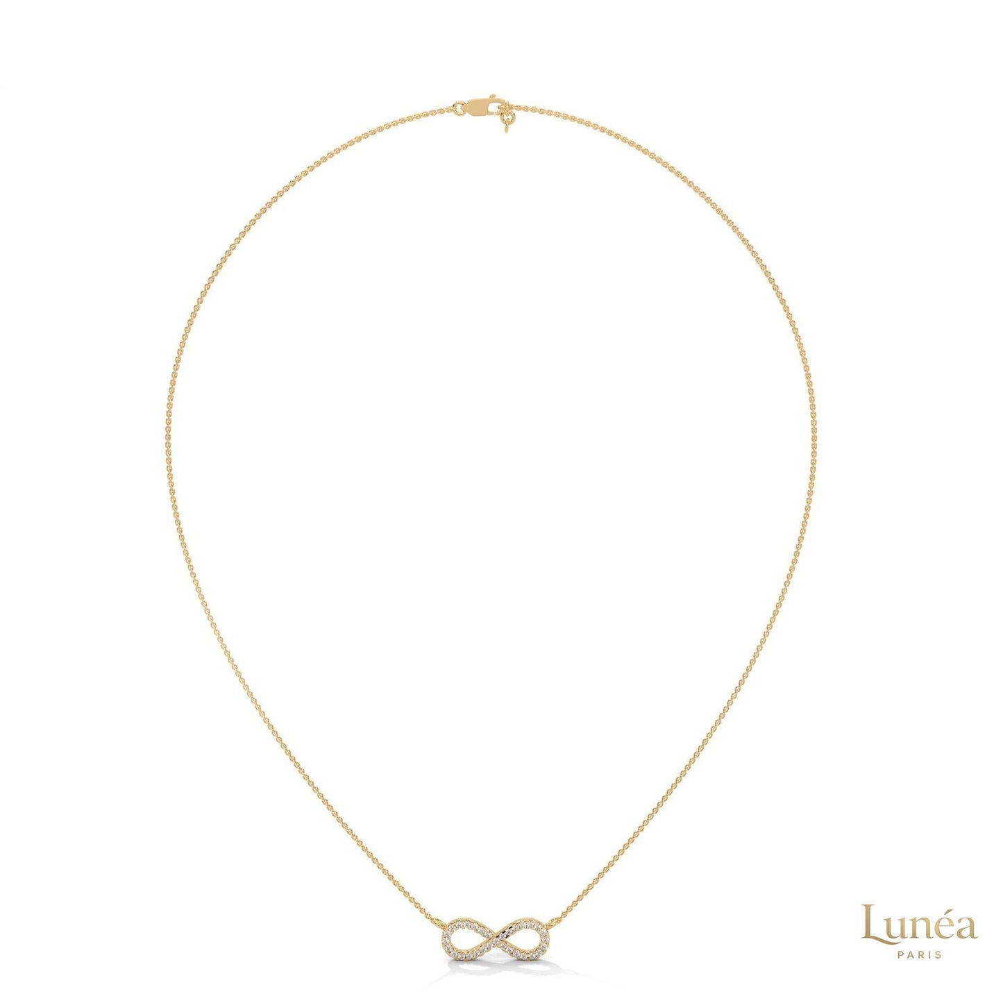 0.20 CT. Infinity Diamond Pendant – Lab-Grown