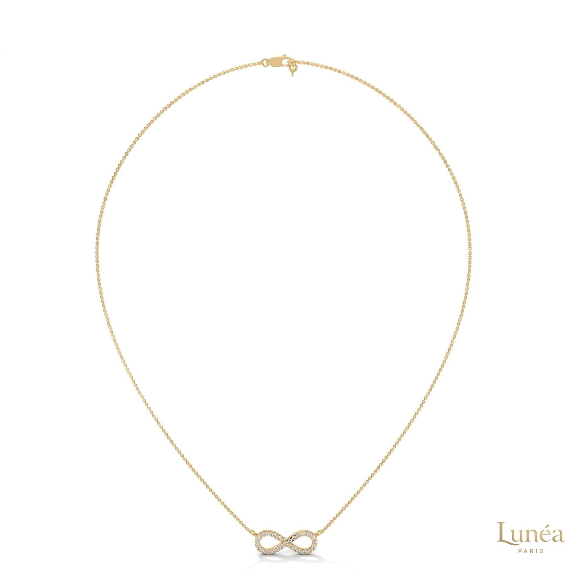 0.20 CT. Infinity Diamond Pendant – Lab-Grown