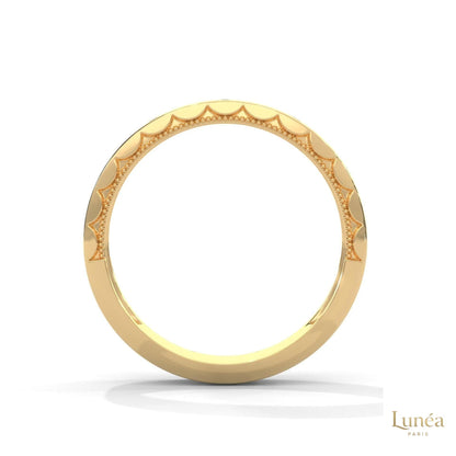 0.20 Ct. Flush-Set Lab Diamond Band Ring