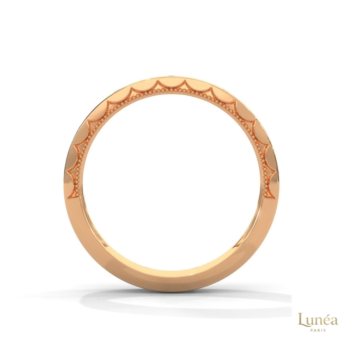 0.20 Ct. Flush-Set Lab Diamond Band Ring