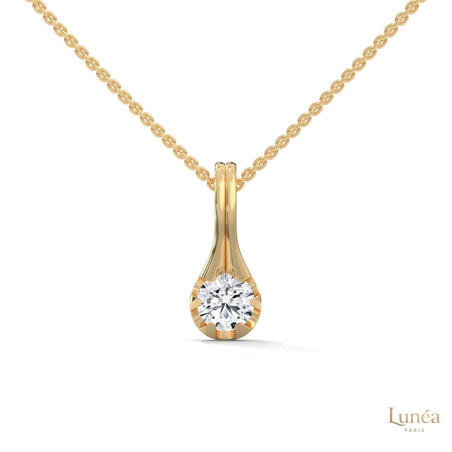 0.25 CT. Lab Diamond Solitaire Pendant