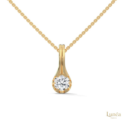 0.25 CT. Lab Diamond Solitaire Pendant