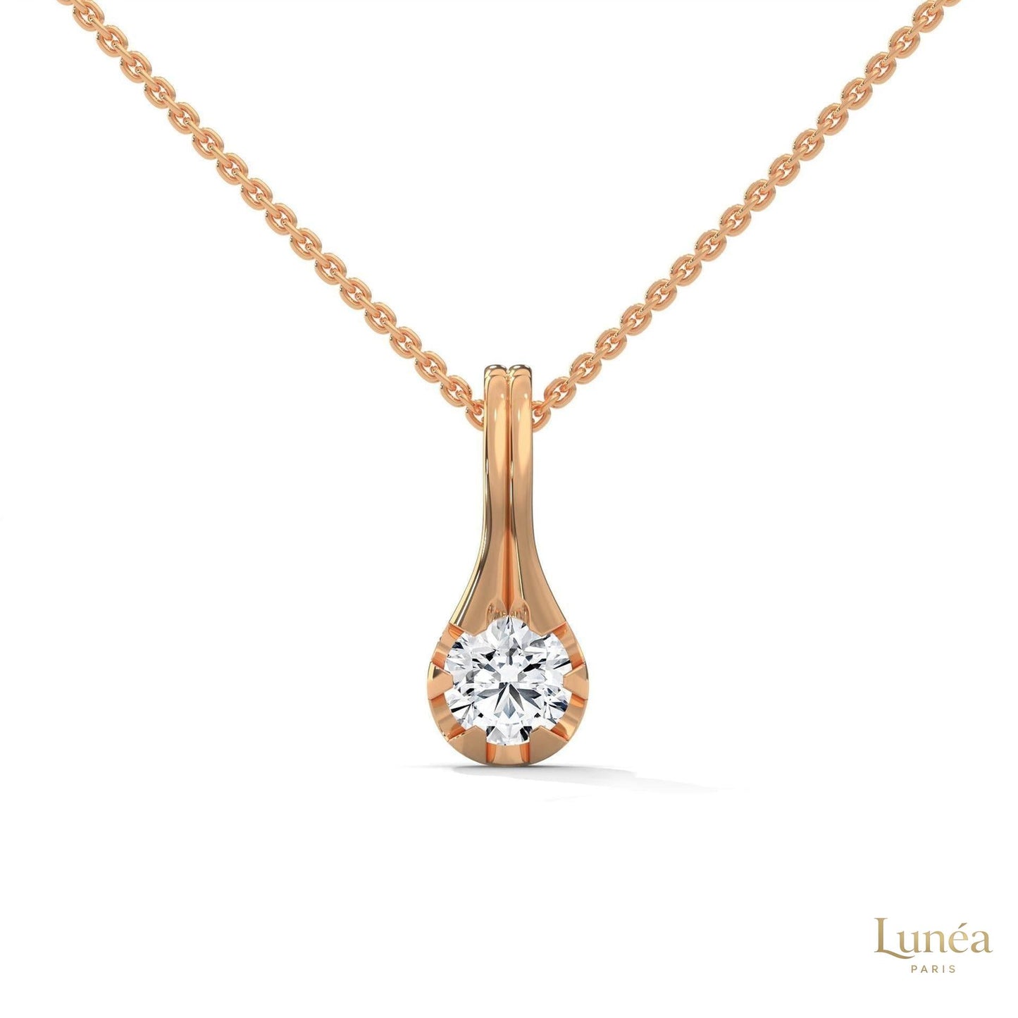 0.25 CT. Lab Diamond Solitaire Pendant