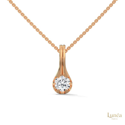 0.25 CT. Lab Diamond Solitaire Pendant