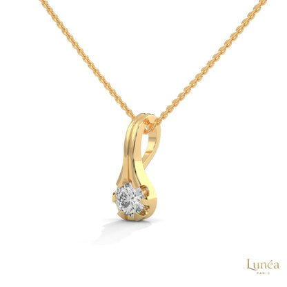 0.25 CT. Lab Diamond Solitaire Pendant
