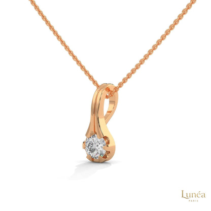 0.25 CT. Lab Diamond Solitaire Pendant