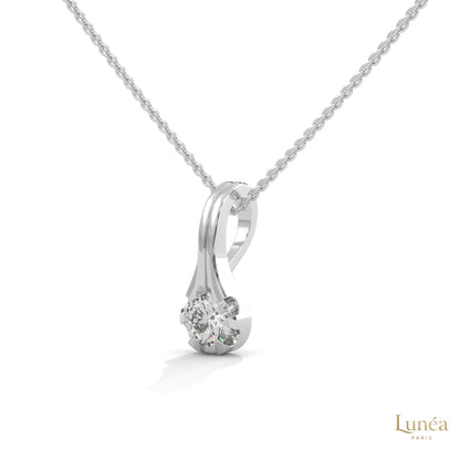 0.25 CT. Lab Diamond Solitaire Pendant