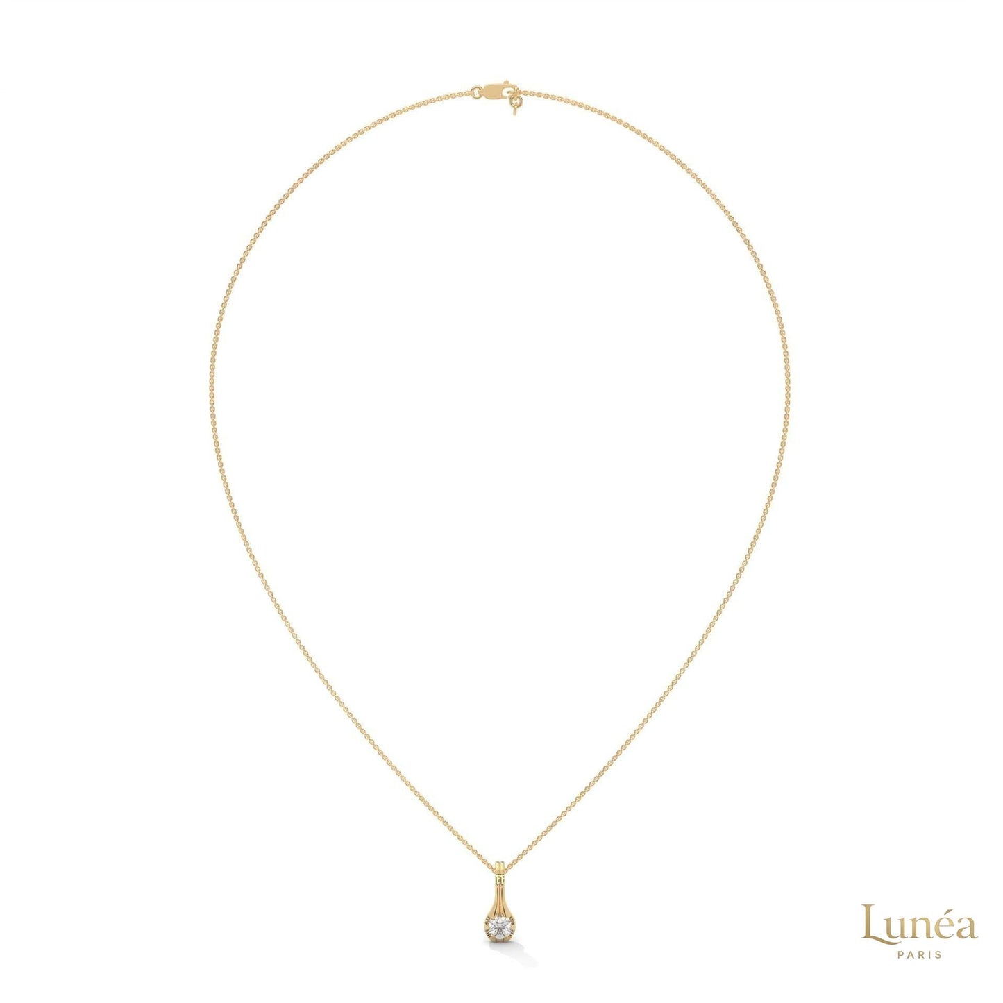 0.25 CT. Lab Diamond Solitaire Pendant
