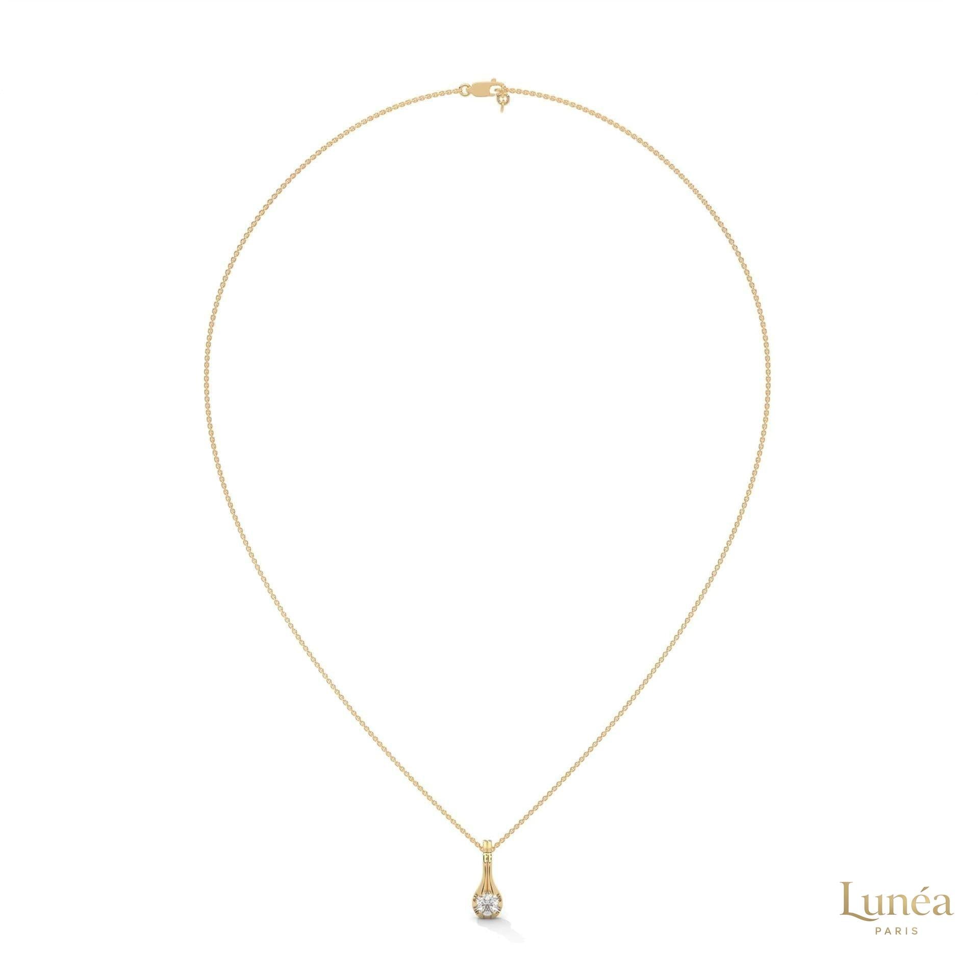0.25 CT. Lab Diamond Solitaire Pendant