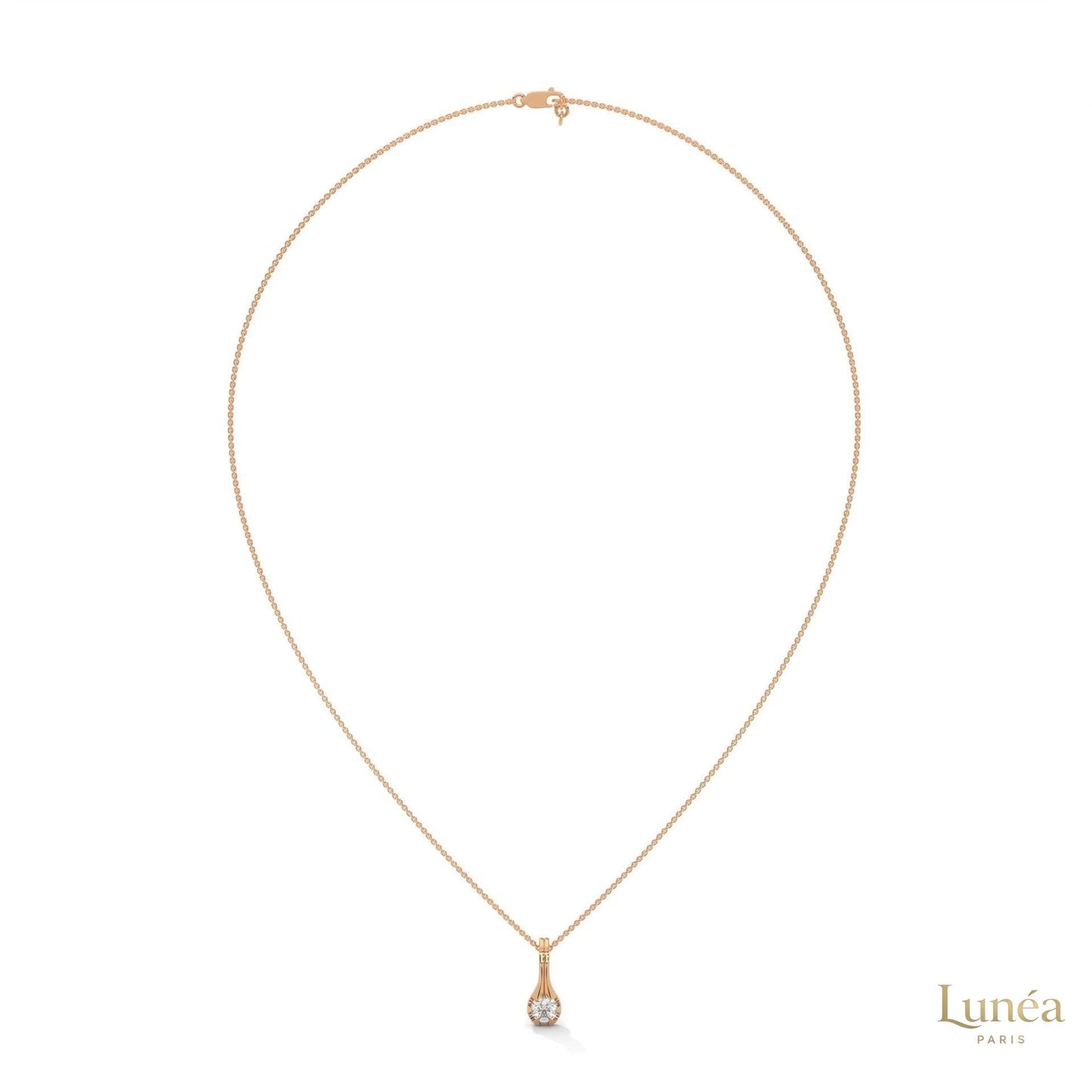 0.25 CT. Lab Diamond Solitaire Pendant