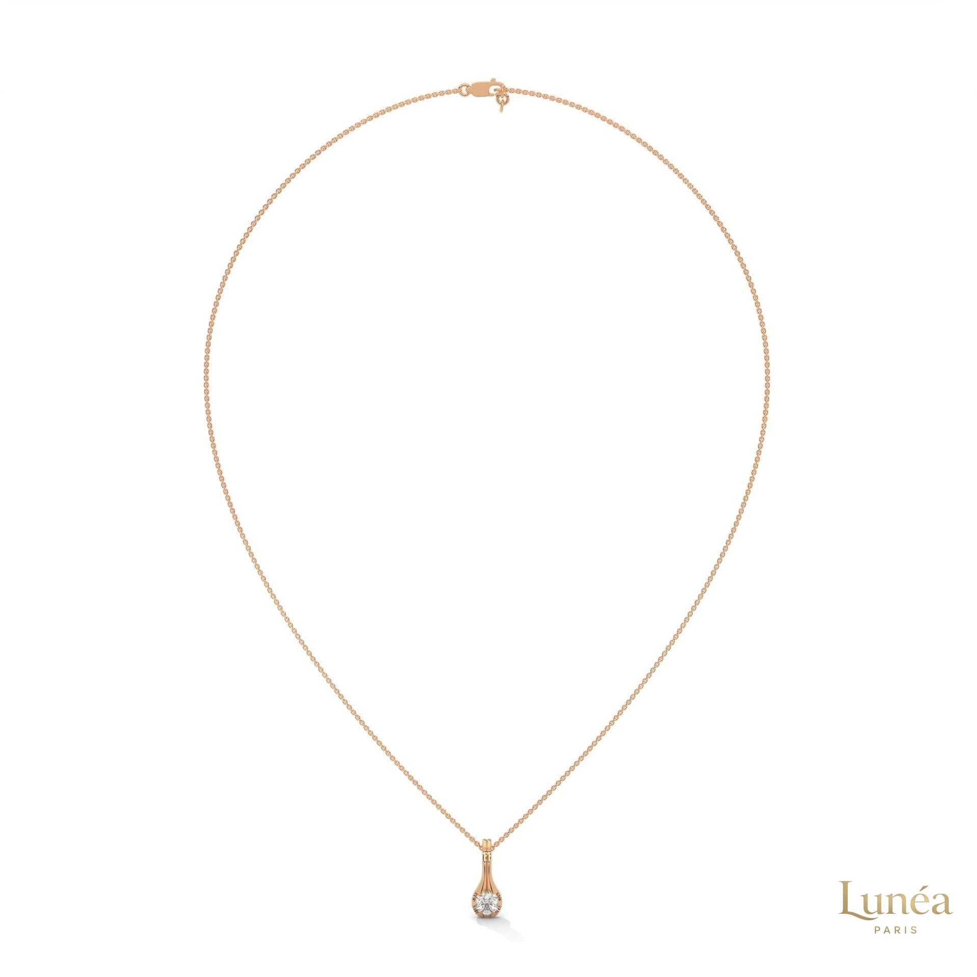 0.25 CT. Lab Diamond Solitaire Pendant