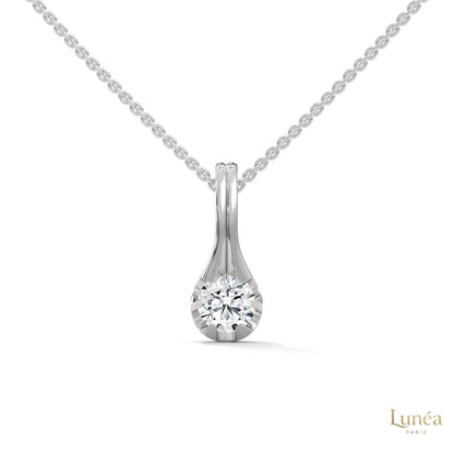 0.25 CT. Lab Diamond Solitaire Pendant