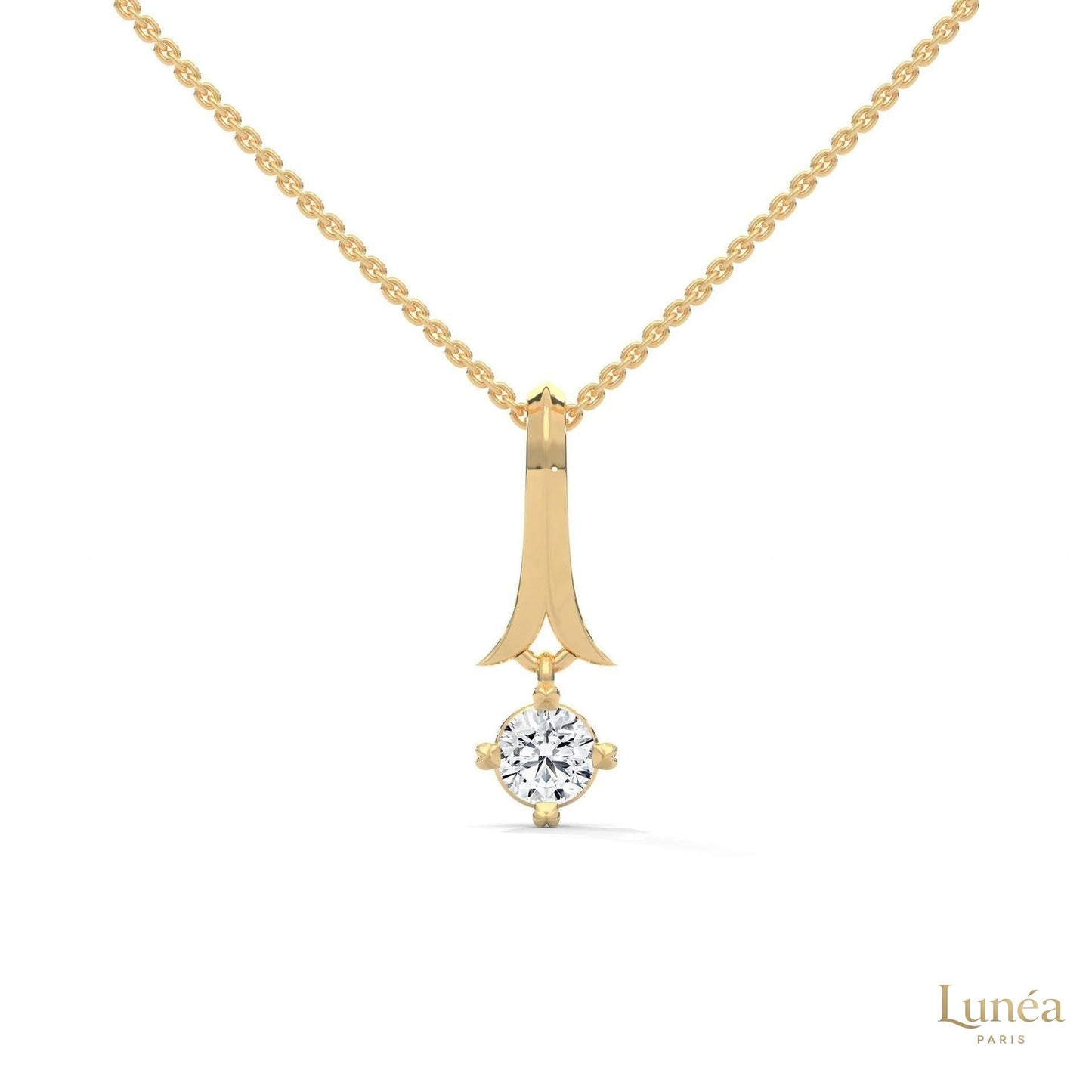 0.25 CT. Solitaire Diamond Pendant