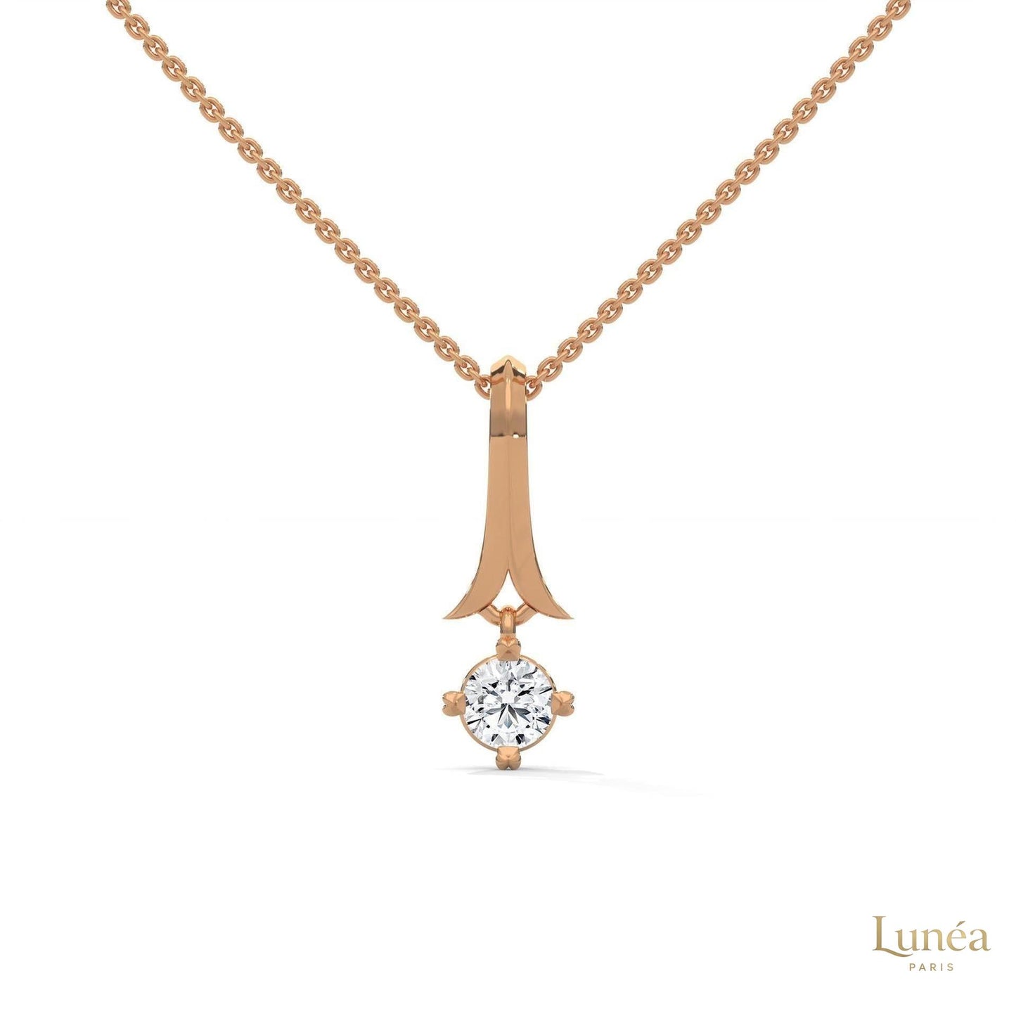 0.25 CT. Solitaire Diamond Pendant