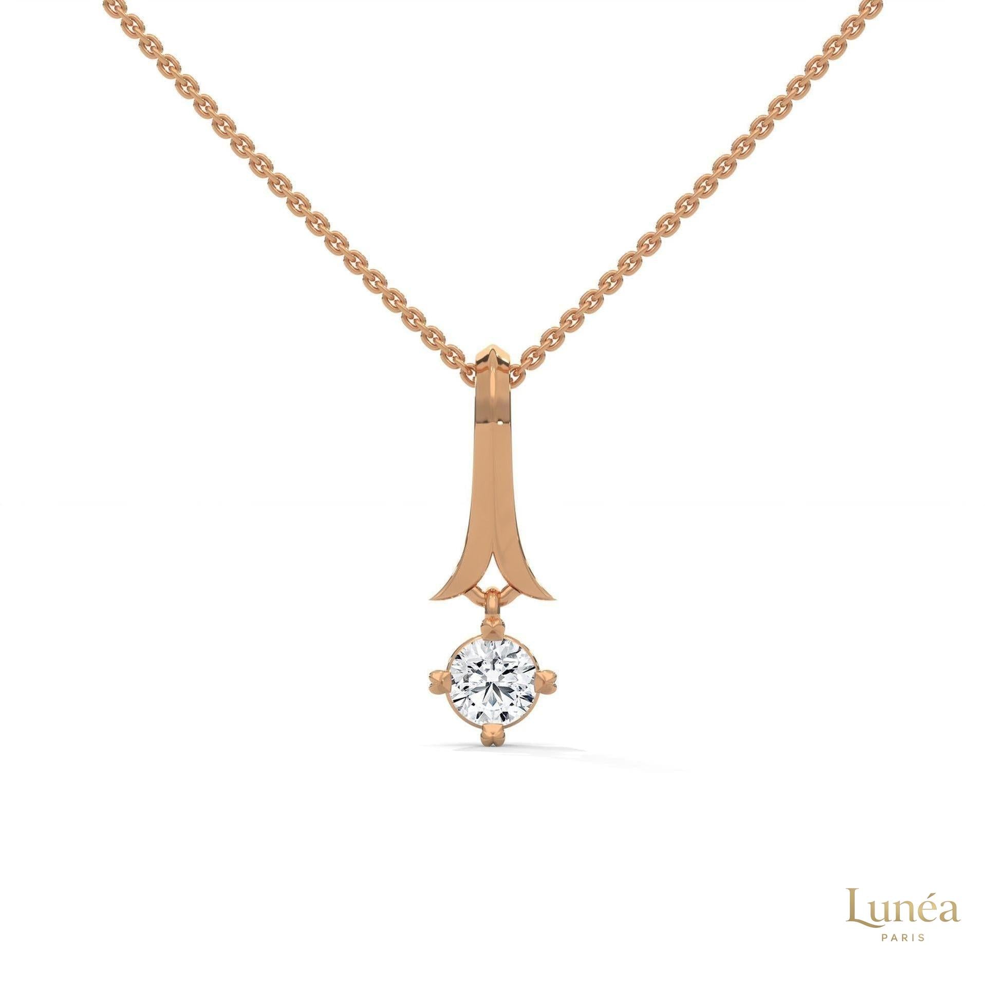 0.25 CT. Solitaire Diamond Pendant