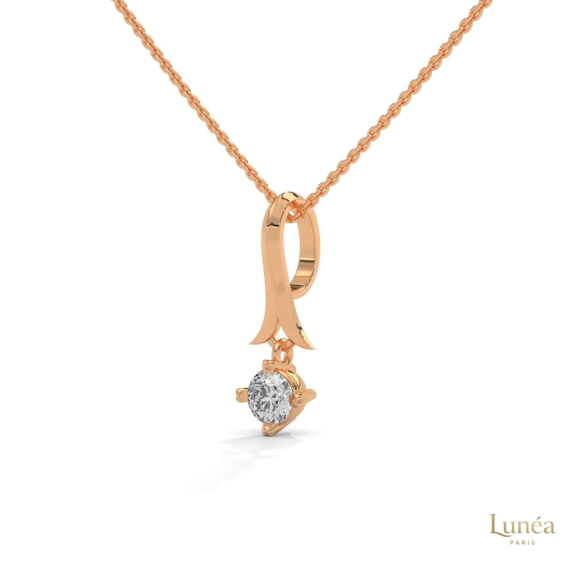 0.25 CT. Solitaire Diamond Pendant