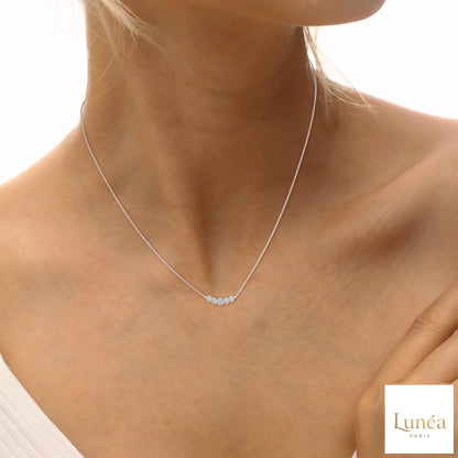 0.30 CT. Five-Stone Diamond Pendant