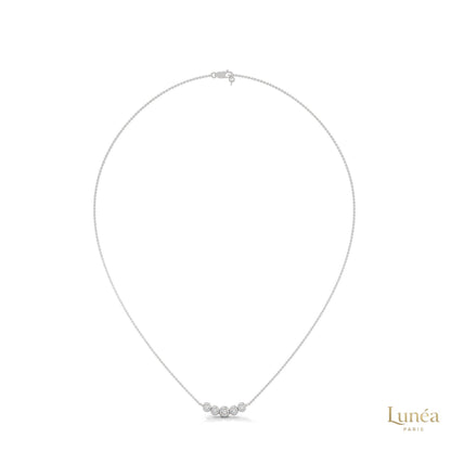 0.30 CT. Five-Stone Diamond Pendant