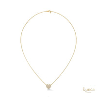 0.30 CT. Heart Pavé Diamond Pendant
