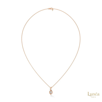 0.30 CT. Lab Diamond Teardrop Pendant