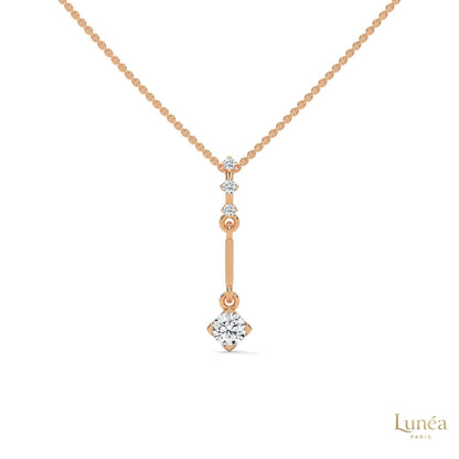 0.30 CT. Linear Drop Pendant