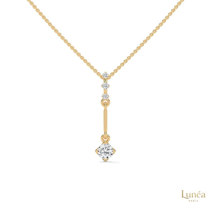 0.30 CT. Linear Drop Pendant