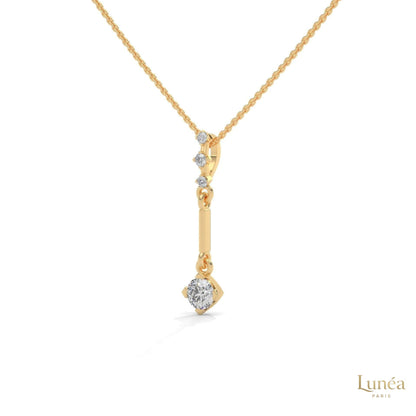 0.30 CT. Linear Drop Pendant