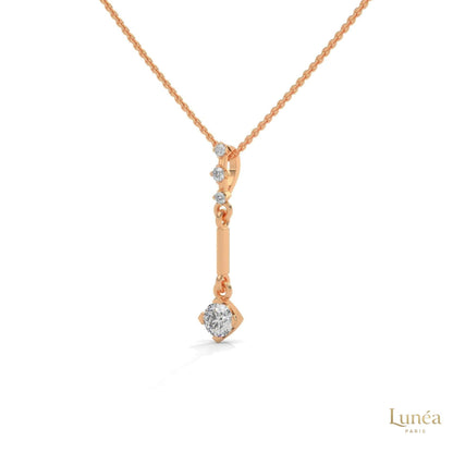 0.30 CT. Linear Drop Pendant