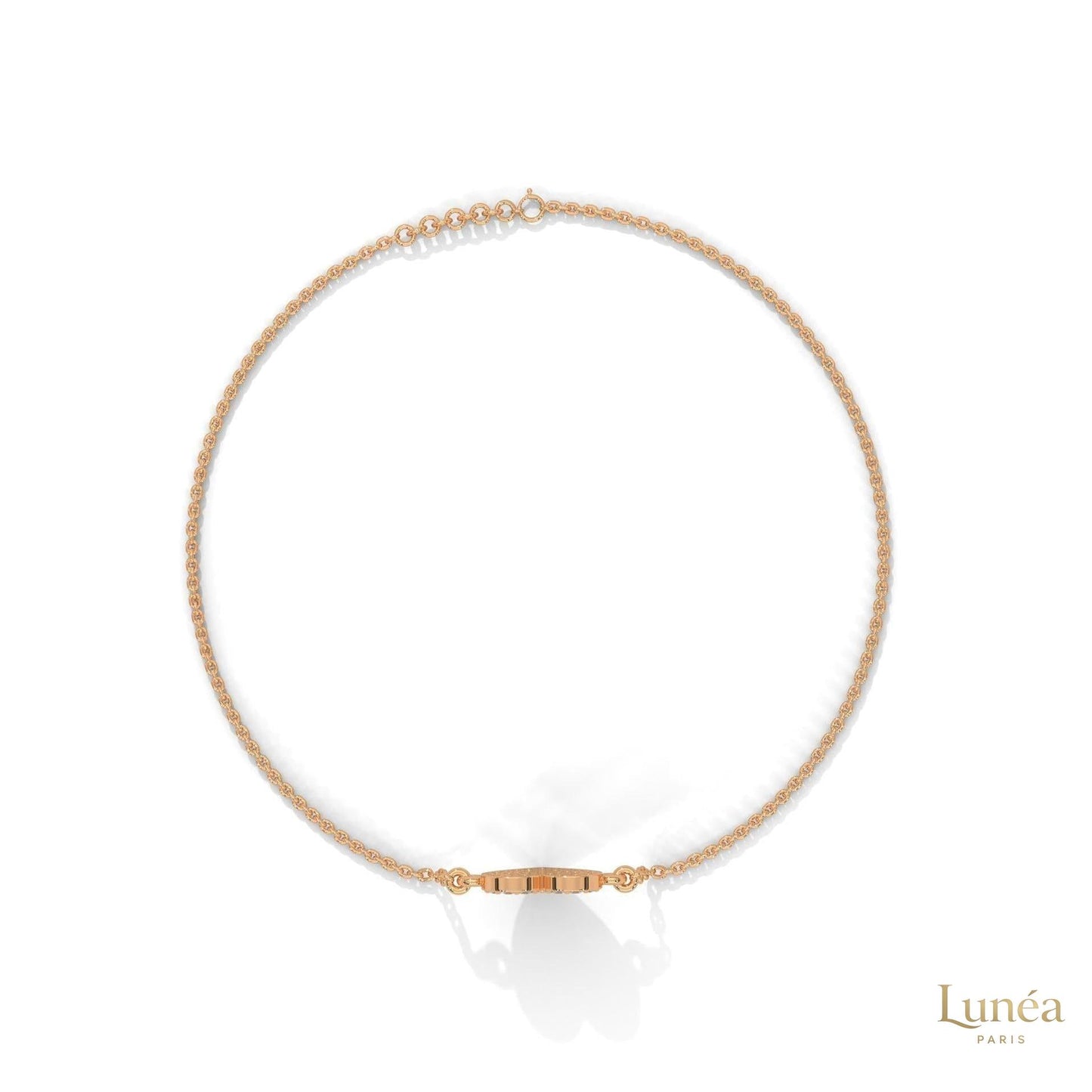 0.30 Ct. Heart Pavé Lab Diamond Bracelet