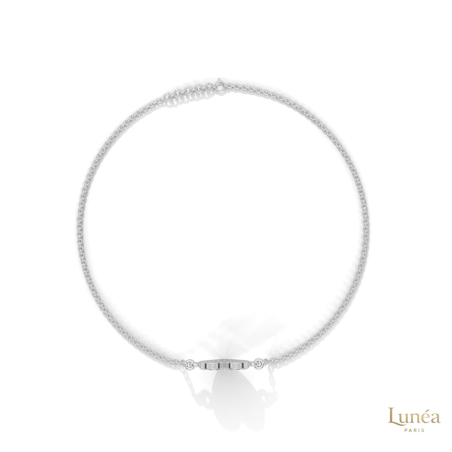 0.30 Ct. Heart Pavé Lab Diamond Bracelet